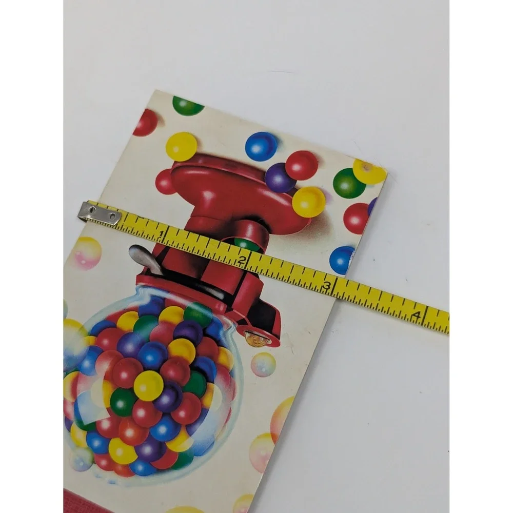 Vintage 1987 Lisa‎ Frank Gumball Machine Pocket Notepad Designer Collection 90s